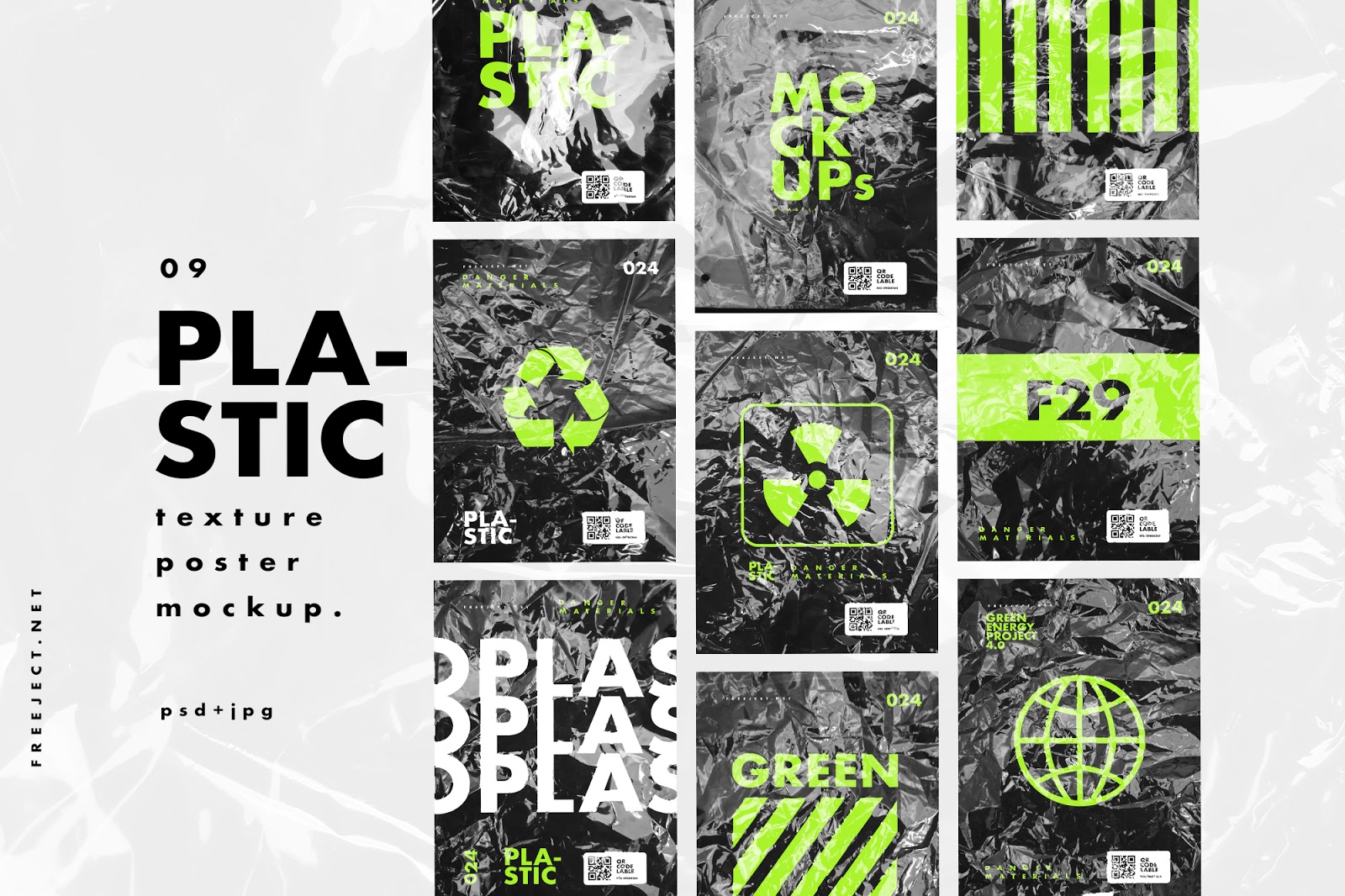 JPG A collection of free poster mockups for your personal and commercial projects. Plastic Warp Poster Mockup Free Download Psd File