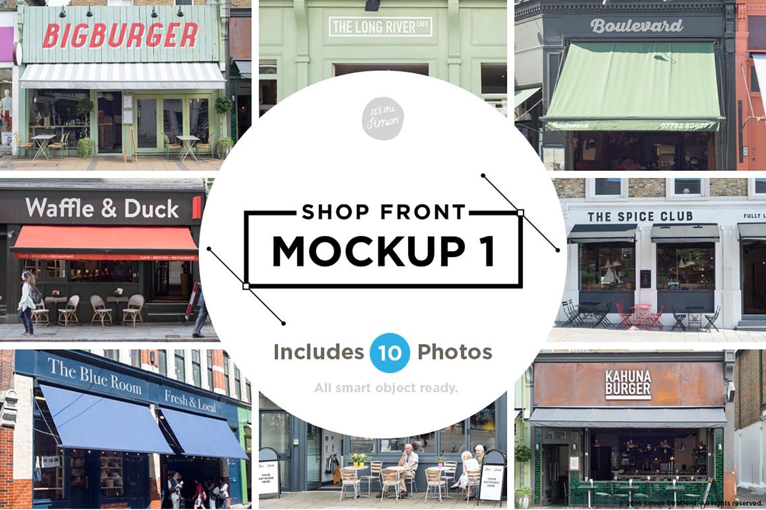 2 choose your desired canva template design size and upload your chosen mockup image into your design.; Shop Front Mockups 1