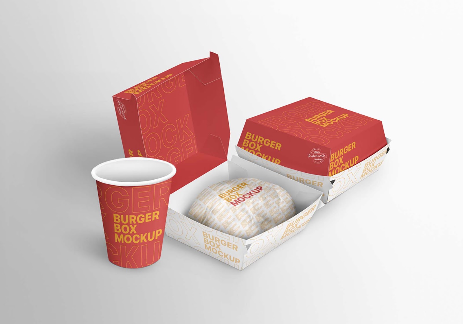 Photo If in case you need food packaging mockups for your new products, you can pick from this list that we have meticulously handpicked for you. 60 Best Burger Box Mockup Templates Free Premium
