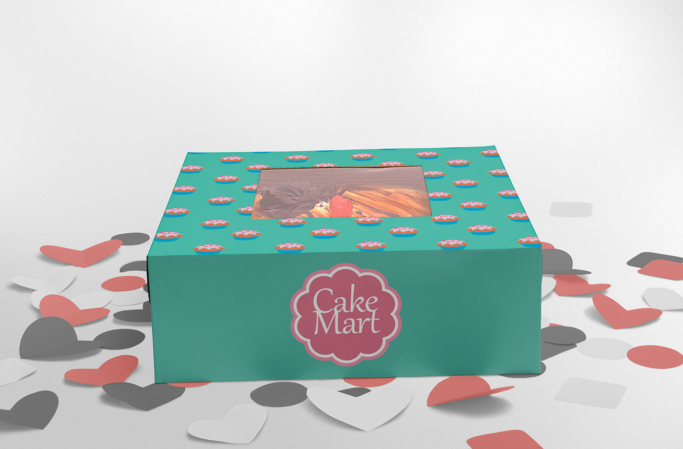 Pizza box mockup psd templates how the cake box looks in reality after it produced. 50 Best Cake Packaging Mockup Templates Free Premium