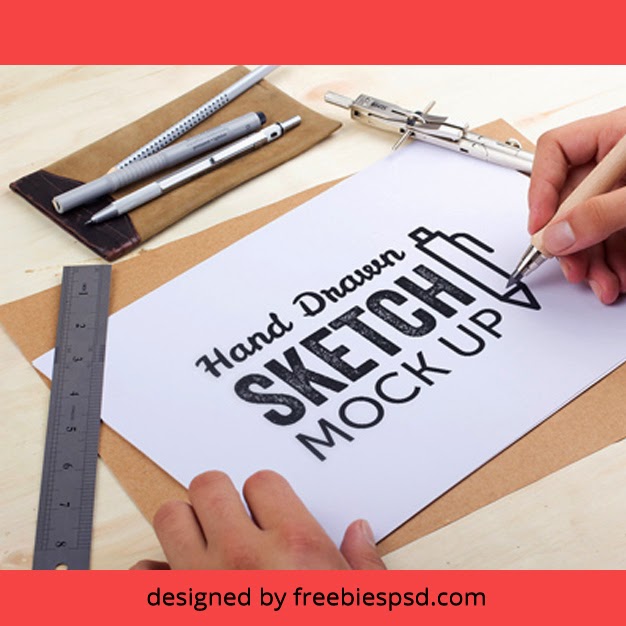 They're perfect for showcasing the concept sketches and ideas behind your logo design process to give a full case study in your portfolio, . Hand Drawn Sketch Mock Up Freebies Psd