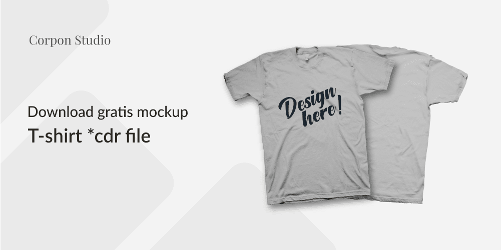 A collection of free and premium smart object psd mockups for designers to present their designs; Download Mockup T Shirt Cdr File Gratis Jago Desain