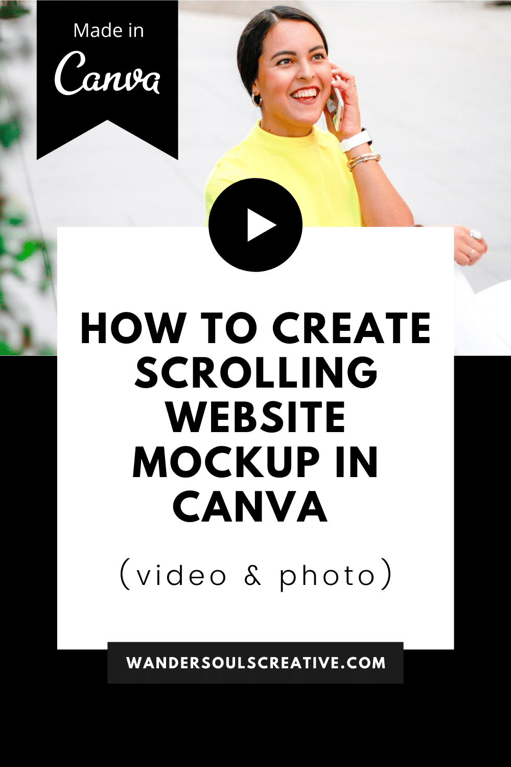 Macbook pro 16 inch mockups. How To Create Scrolling Website Mockup In Canva Video Photo Wandersouls Creative