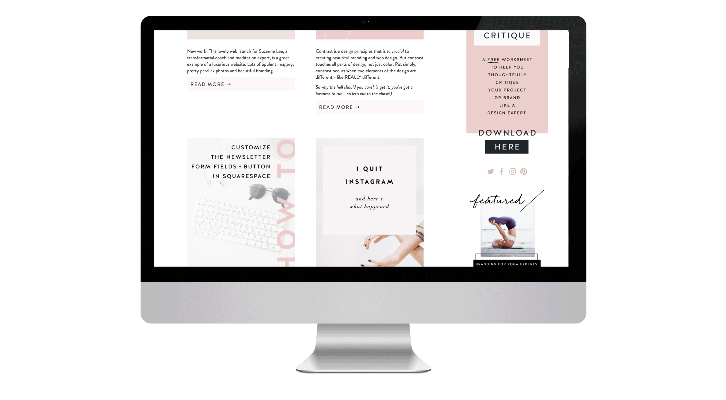 Free for personal and commercial use. How To Create A Scroll Effect For Your Website Mockup June Mango Design Go Live In 5 Web Design
