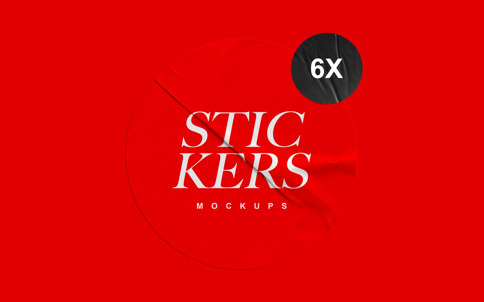 Today i`m releasing this wonderful free round sticker mockup. Free Download 6 Round Sticker Mockups Design