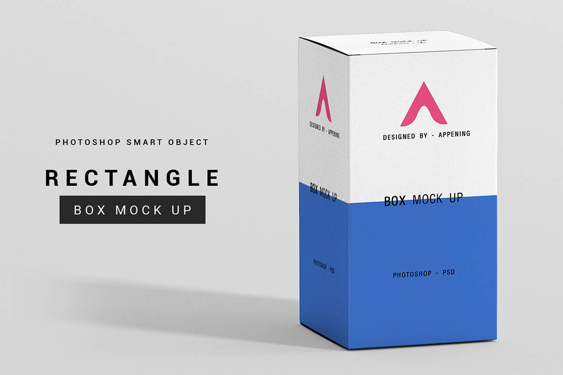 These psd mockups are just perfect to create the most interest sparkling packaging. Rectangle Box Mockup Set Psdblast