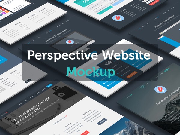 Perspective desktop screen mock up . 12 Best Website Mockup Templates And Mockup Tools In 2018 By Amy Smith Prototypr
