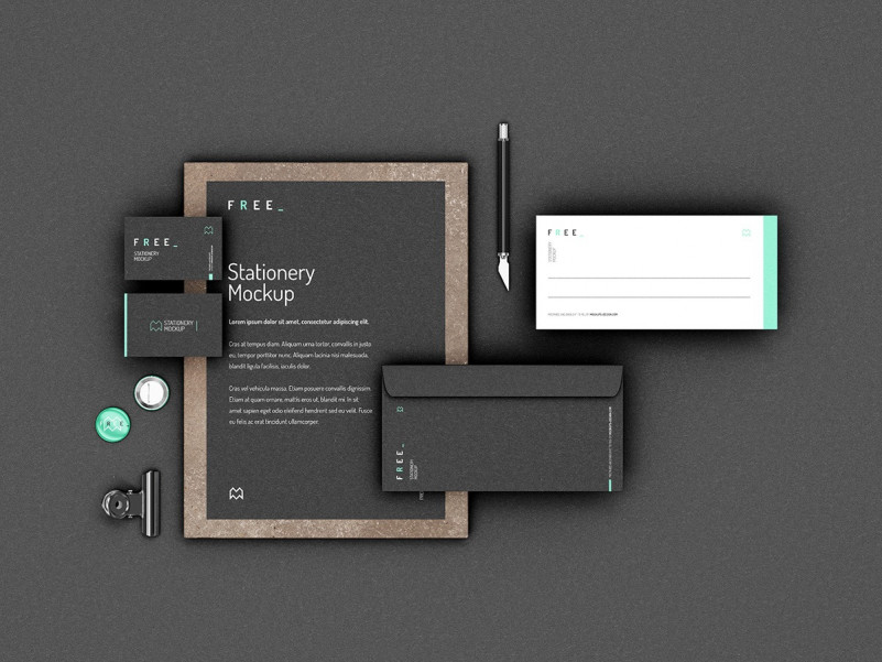 22+ Download Stationery Set Mockup Free Psd