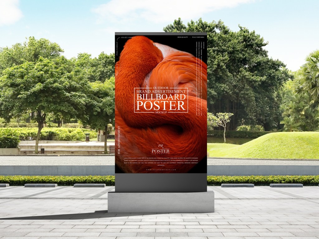 48+ Download Poster Billboard Mockup Free&nbsp;Psd