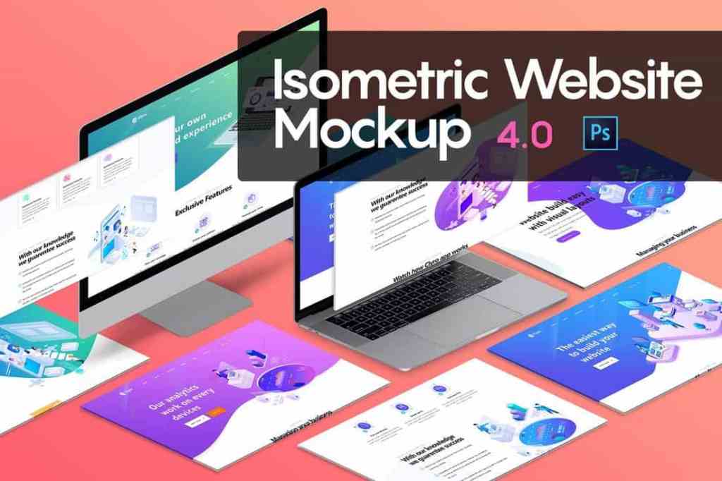 43+ Download Website Portfolio Mockup Psd