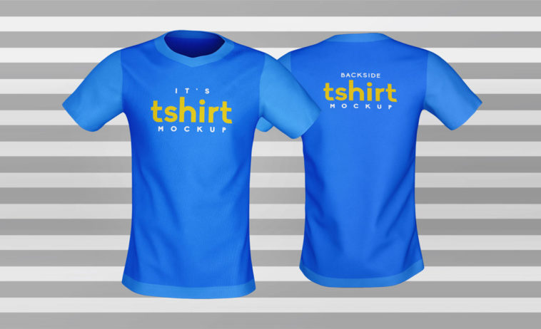 48+ Download Psd File T Shirt Mockup Front And Back&nbsp;Free