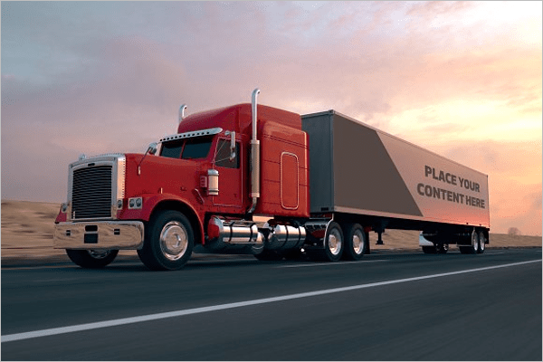 28+ Download Semi Truck Mockup Psd