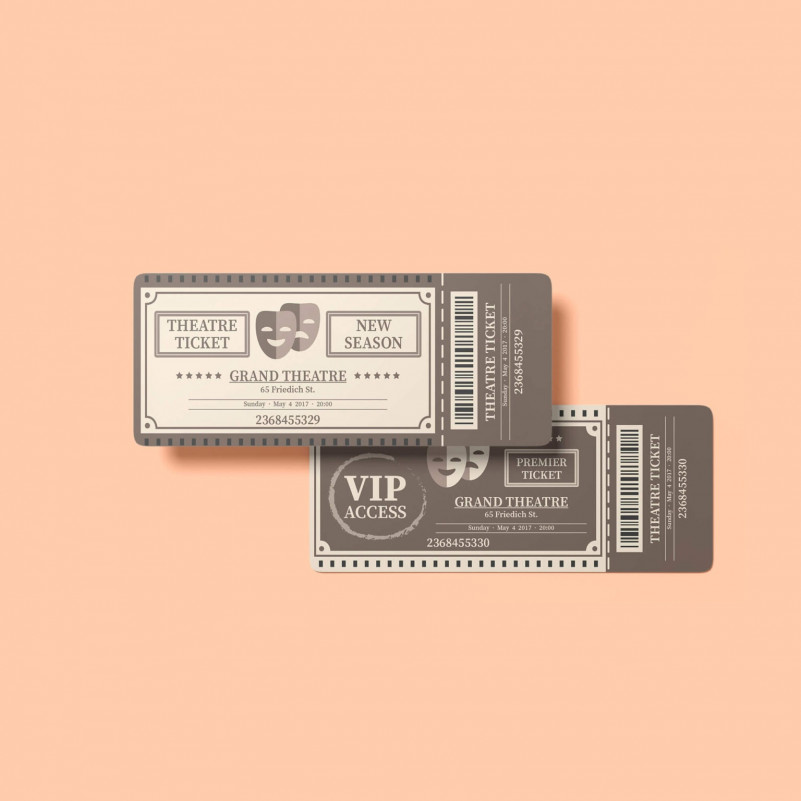 13+ Download Ticket Mockup Psd&nbsp;Free
