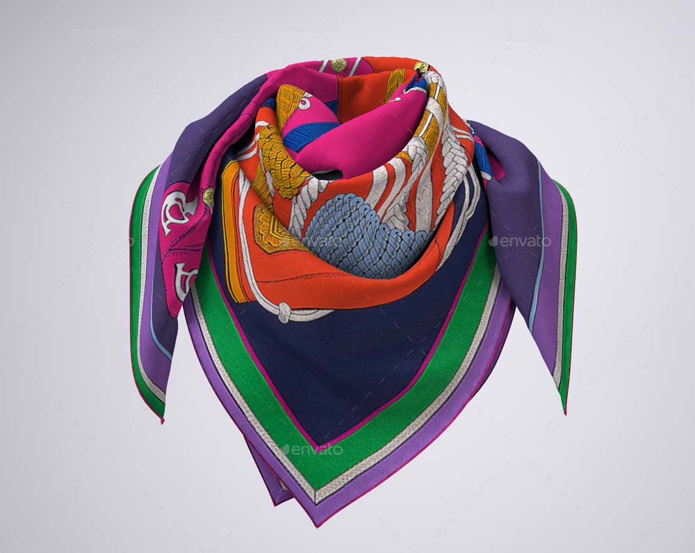 28+ Download Silk Scarf Mockup Free&nbsp;Psd