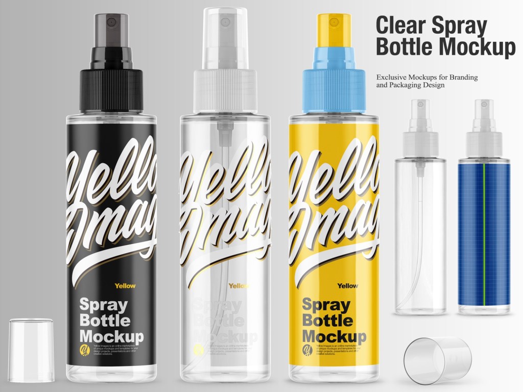 50+ Download Transparent Spray Bottle Mockup&nbsp;Psd