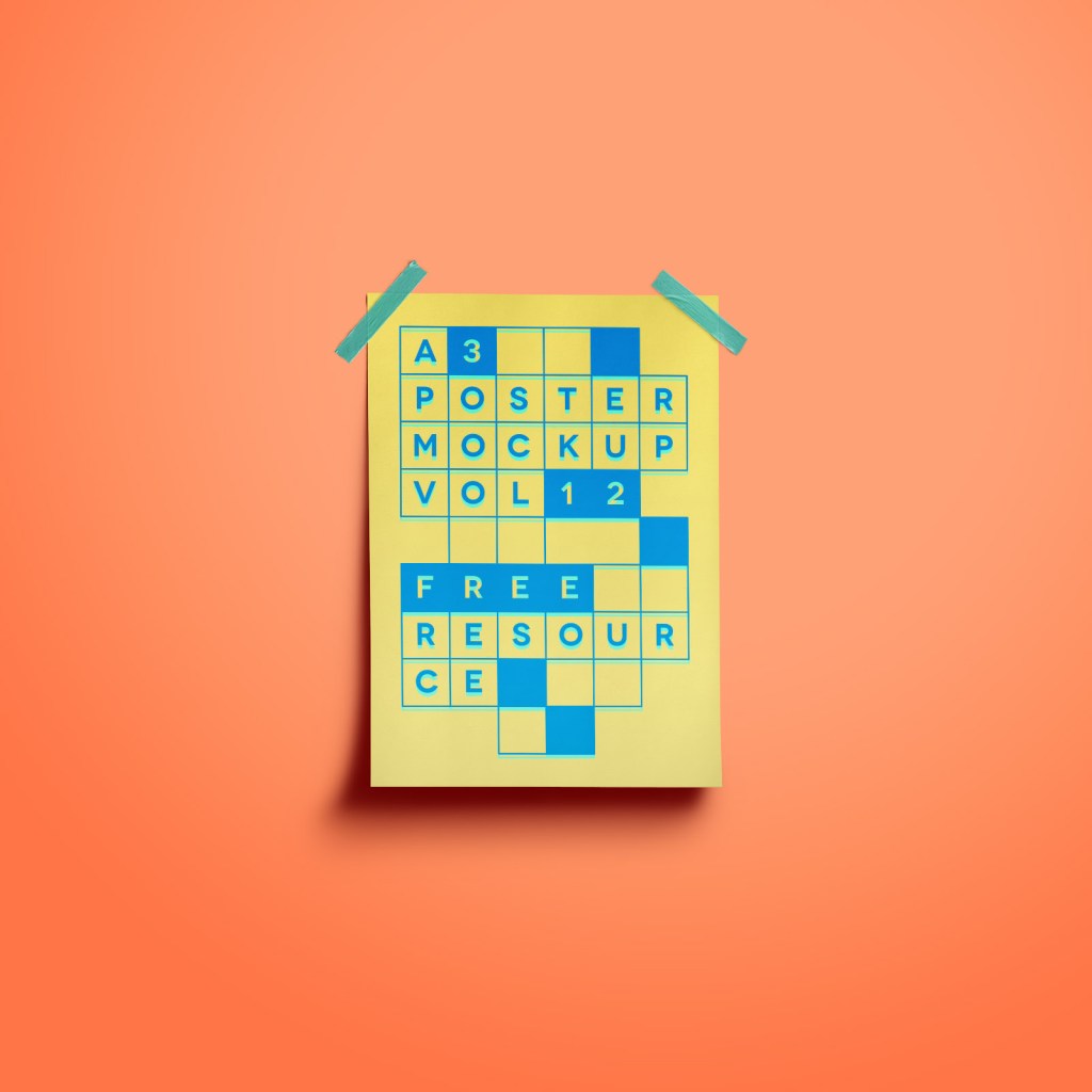 43+ Download A3 Landscape Poster Mockup Psd